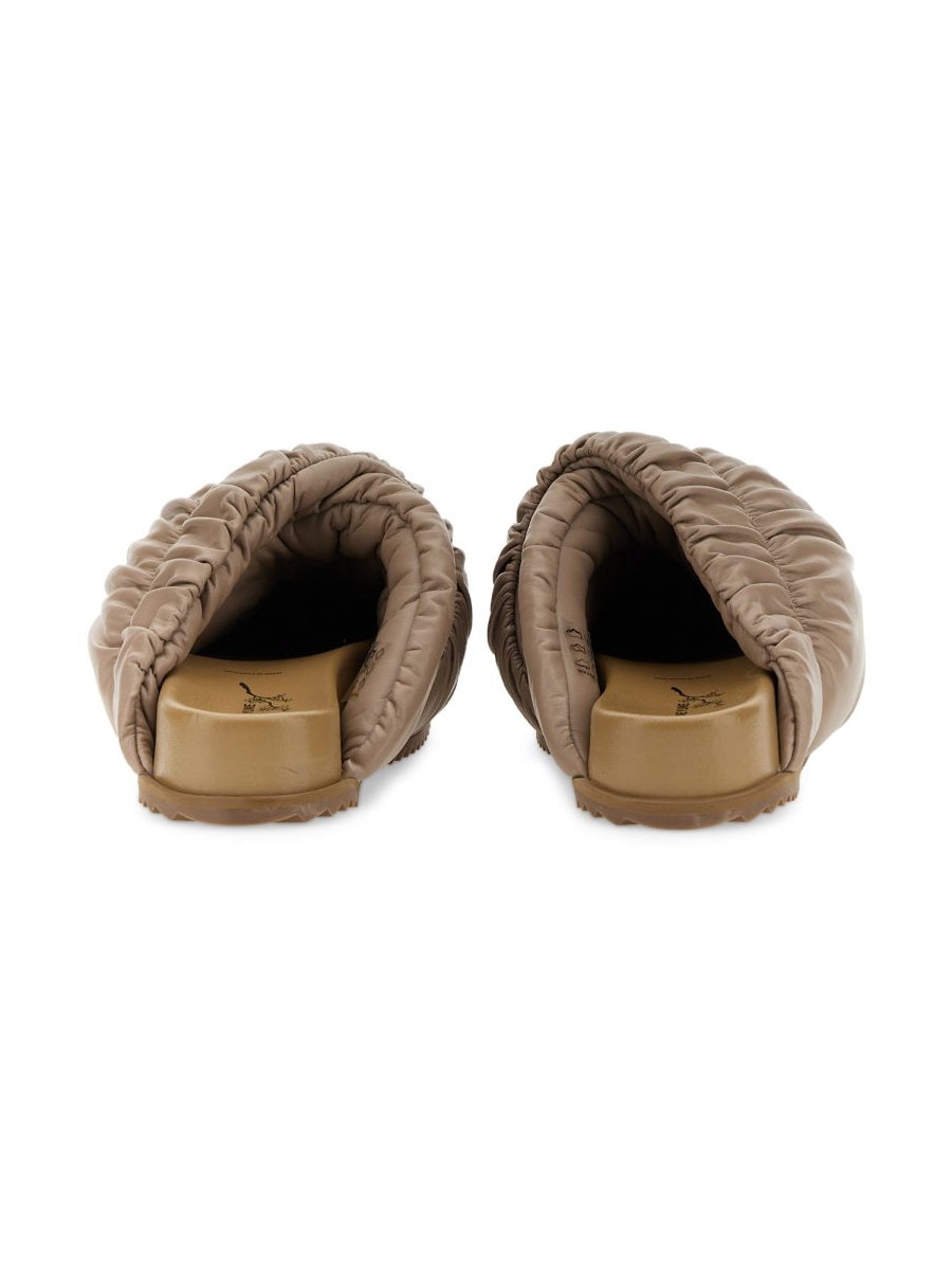 Yume Yume Leather Sandals — Beige, view 2