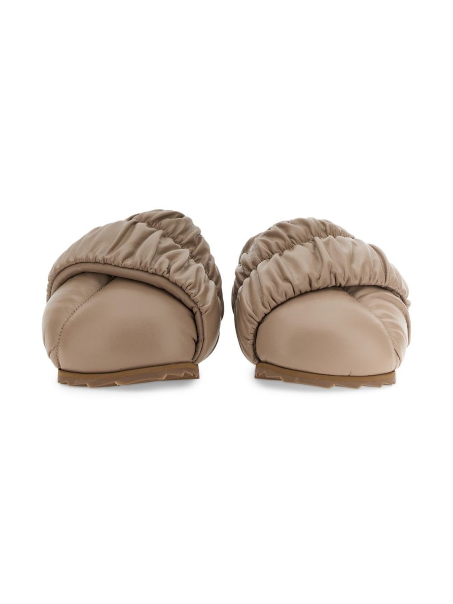 Yume Yume Leather Sandals — Beige, view 3