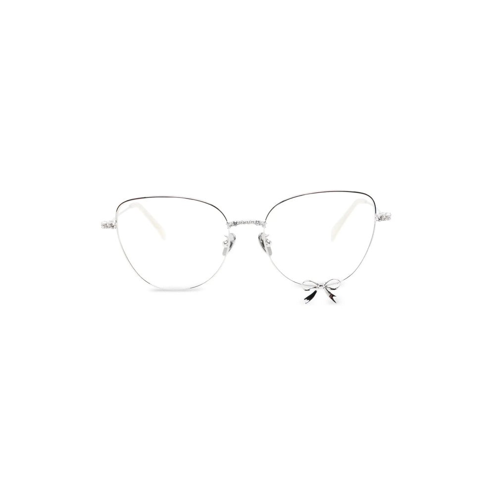 Yvmin 26609SLV00NN Crystal-Embellished Cat-Eye Eyeglasses — Silver by Yvmin