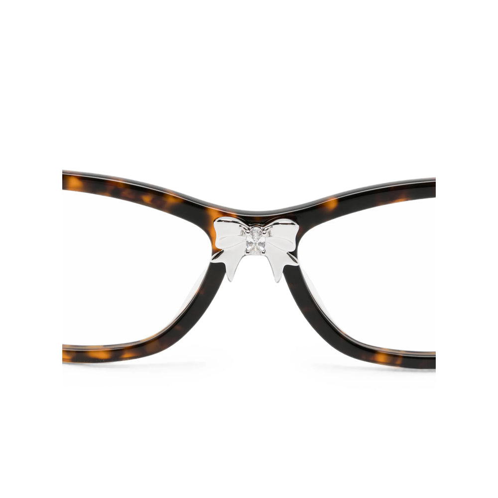 Yvmin 26667BRW00NN Tortoiseshell Rectangle Frame Eyeglasses — Brown, view 2