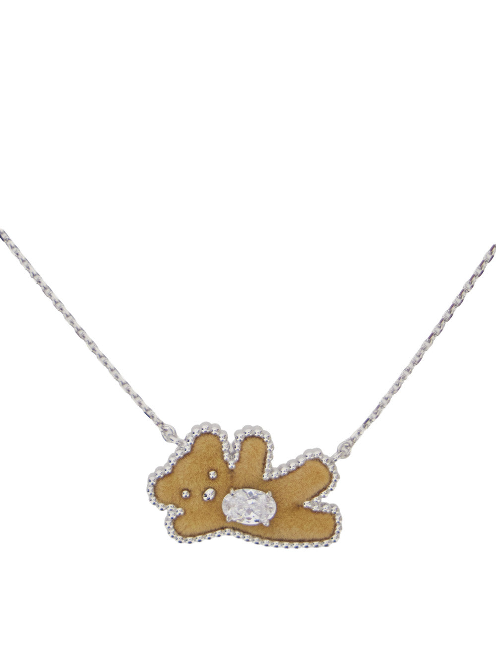 Yvmin Necklace — Beige, view 2