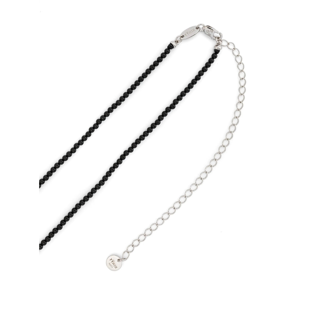 Yvmin Teddy Bear Pendant Necklace — Black, view 3