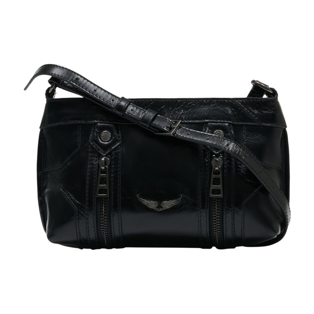 Zadig & Voltaire Calfskin Crossbody Bag — Black by Zadig & Voltaire