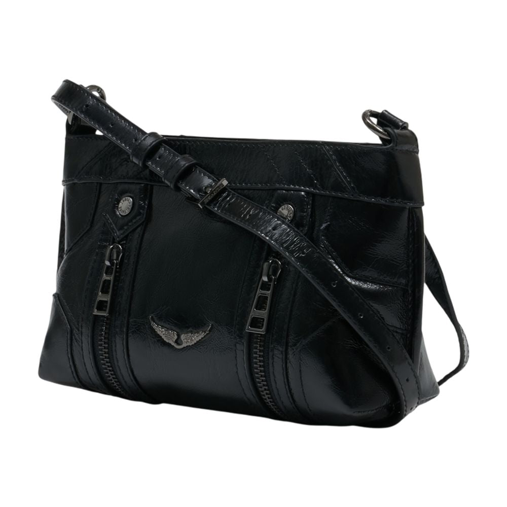 Zadig & Voltaire Calfskin Crossbody Bag — Black, view 2