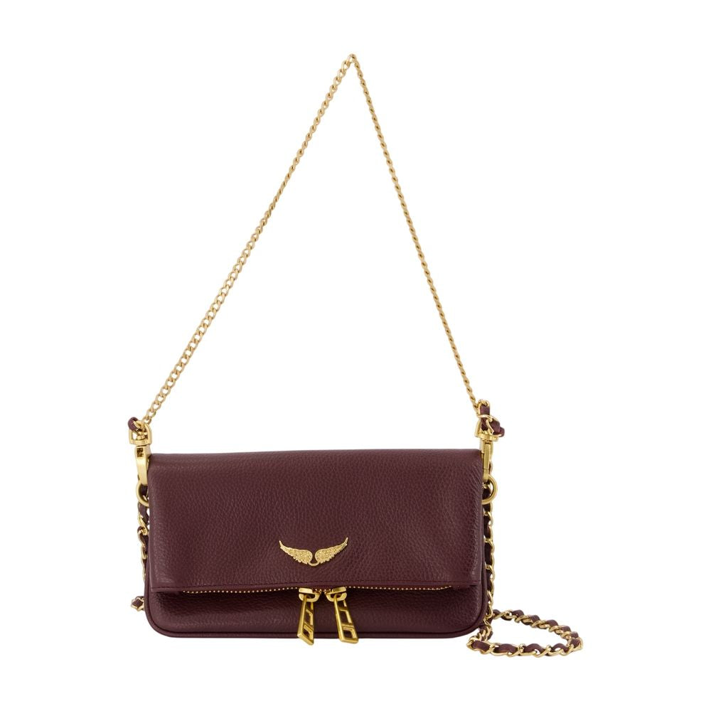 Zadig & Voltaire Rock Nano Crossbody Bag — Burgundy by Zadig & Voltaire