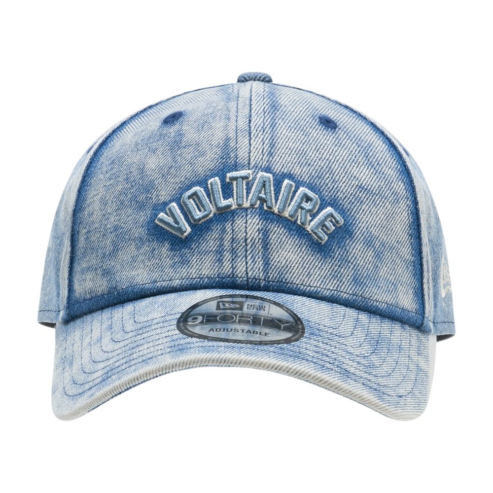 Zadig & Voltaire OWHT01159-409 Cotton Denim Baseball Cap — Blue by Zadig & Voltaire
