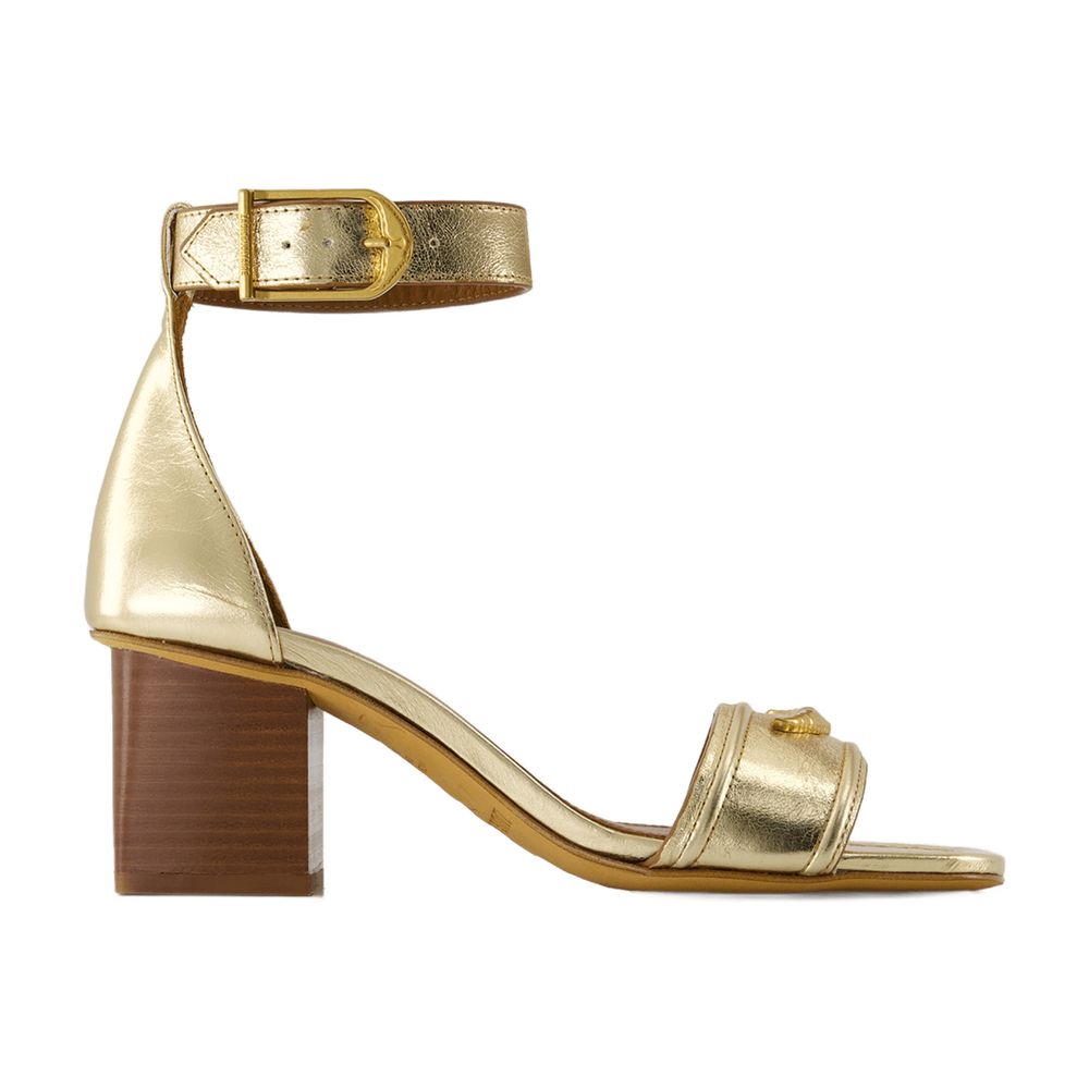 Zadig & Voltaire Caprese Wings Sandal — Gold, view 2