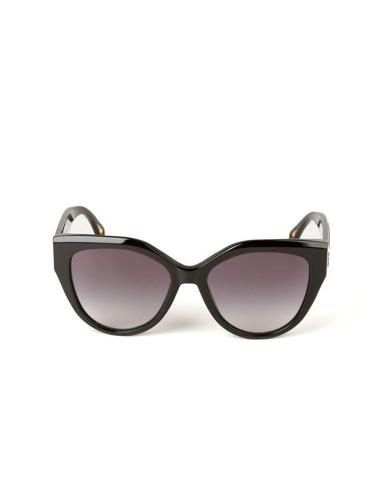 Zadig & Voltaire SZV458V Studded Cat-Eye Sunglasses — Black, view 3
