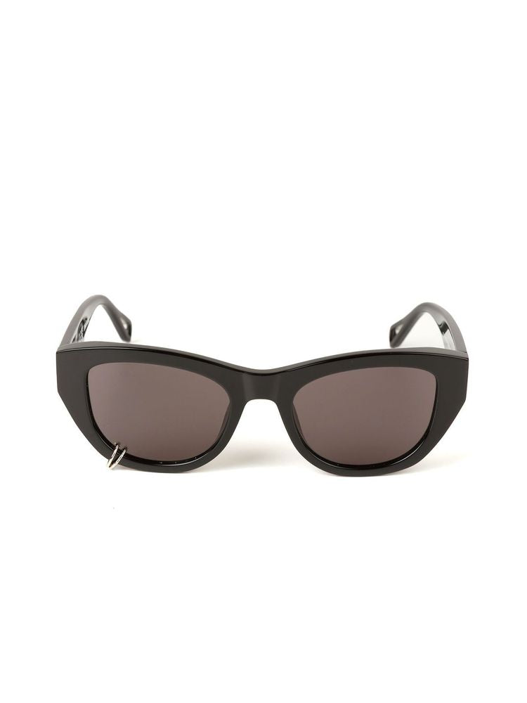 Zadig & Voltaire SZV459 Cat-Eye Acetate Sunglasses — Black, view 2