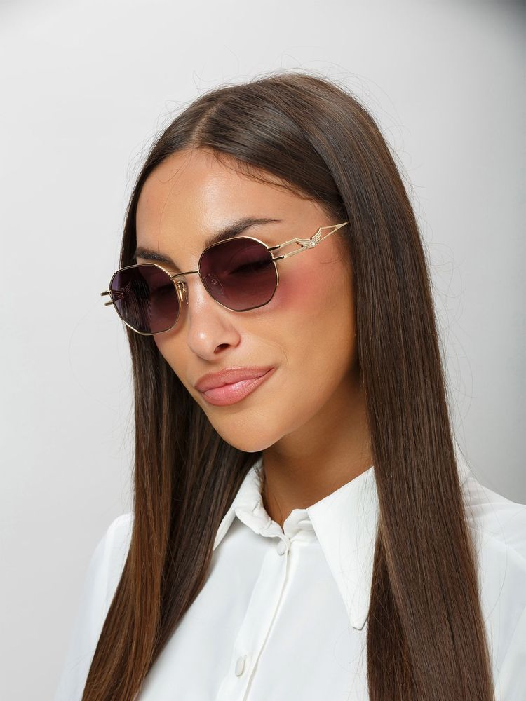 Zadig & Voltaire SZV463S Sunglasses — Rose gold, view 3