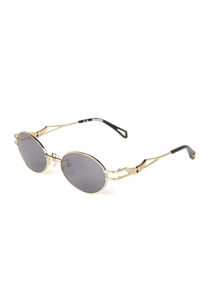 Zadig & Voltaire SZV464S Round-frame Metal Sunglasses — Rose gold, view 3