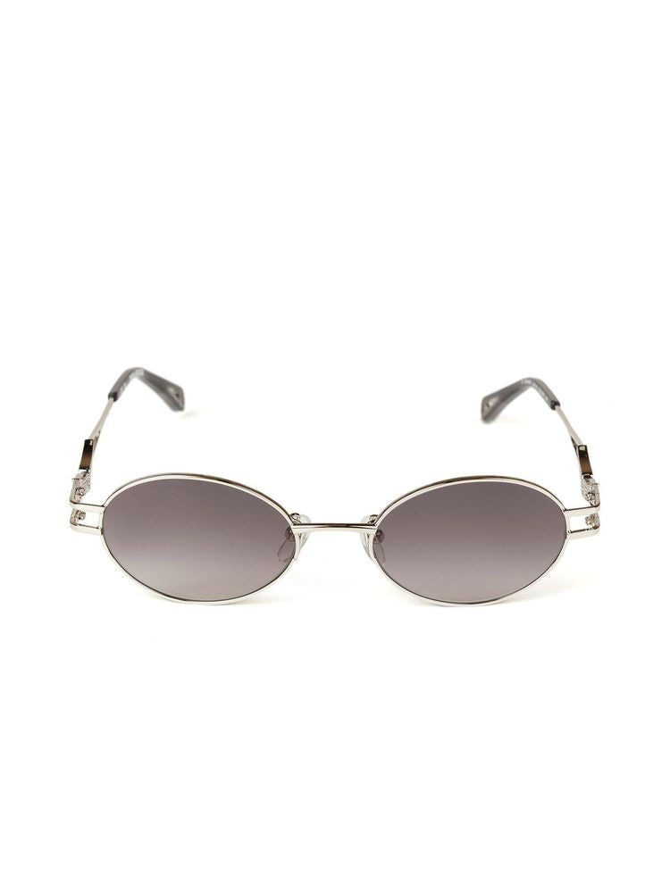 Zadig & Voltaire SZV464S Polished Palladium Metal Sunglasses — Silver, view 3