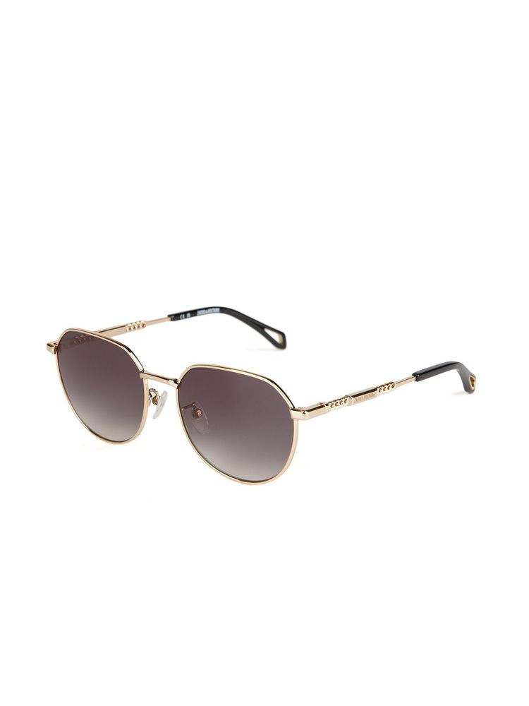 Zadig & Voltaire SZV514 Metal Aviator Sunglasses — Rose gold, view 4