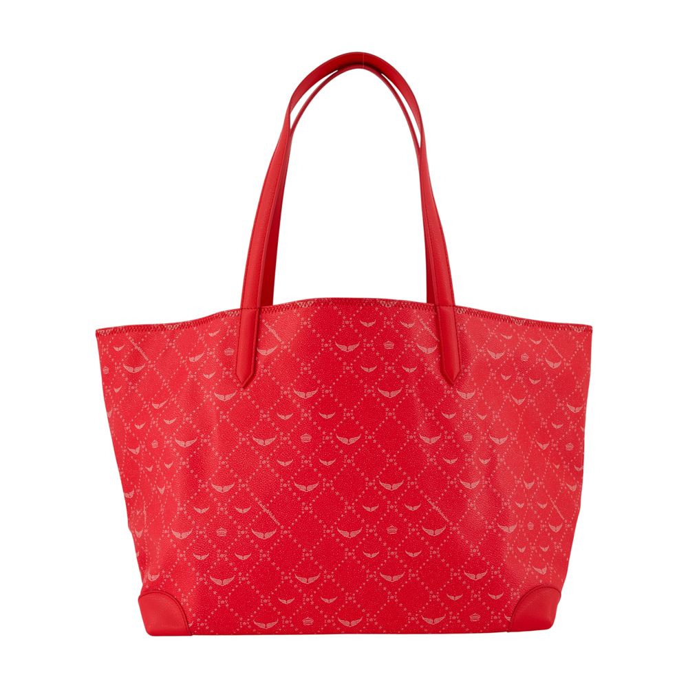 Zadig & Voltaire Z Monogram Jacquard Tote Bag — Red by Zadig & Voltaire