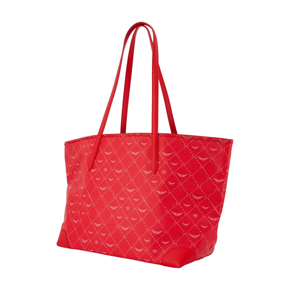 Zadig & Voltaire Z Monogram Jacquard Tote Bag — Red, view 2