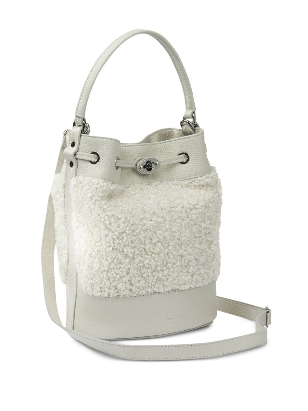 Zanellato Mondà Bucket Bag — white, view 4