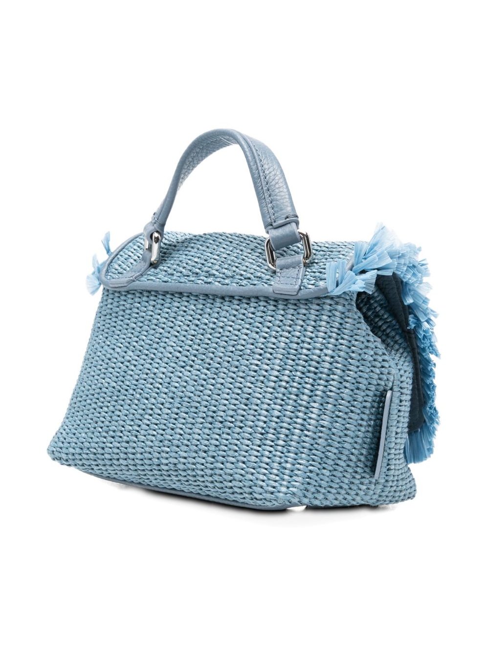 Zanellato Postina Top Handle Bag — Blue, view 2