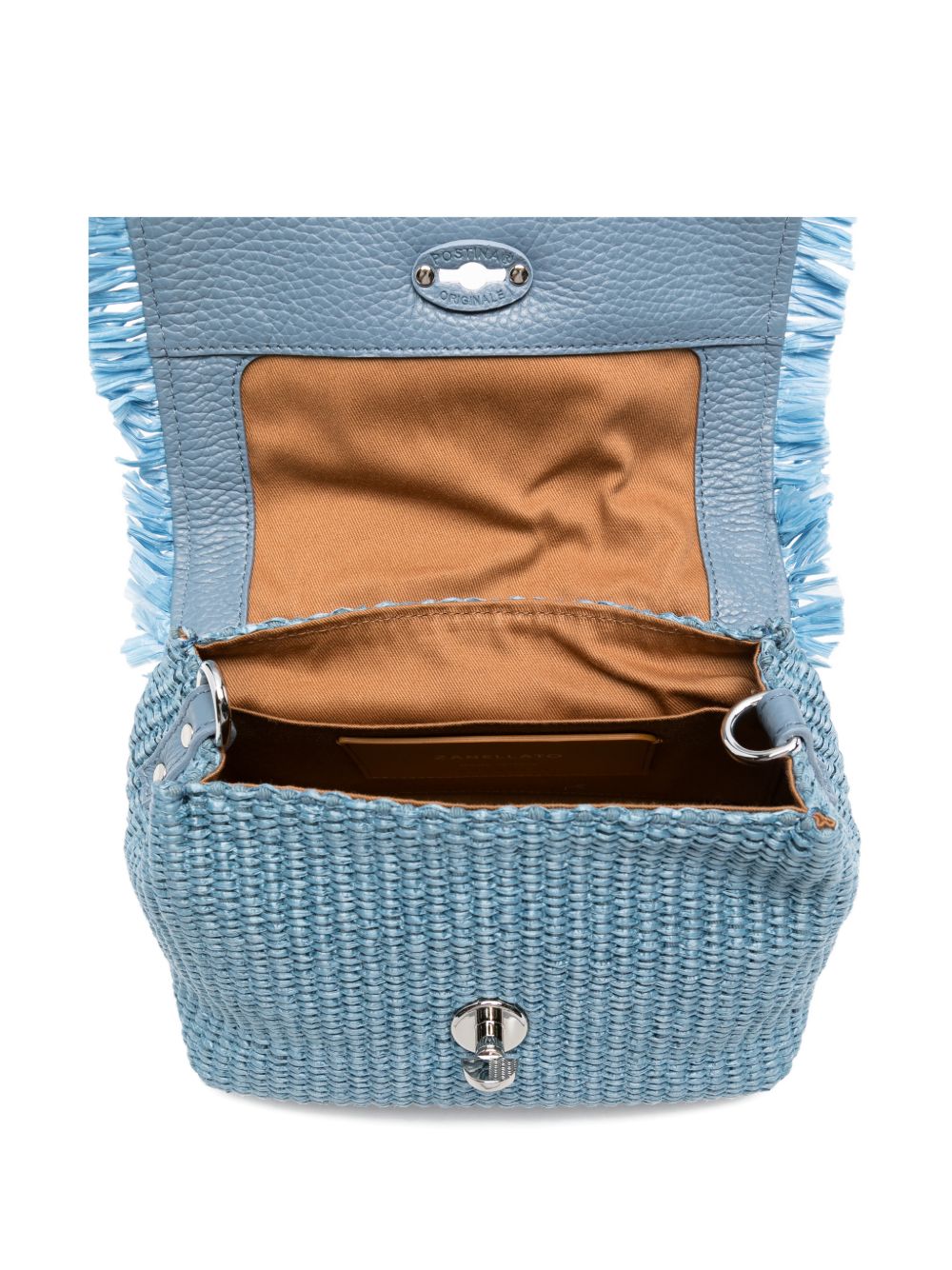 Zanellato Postina Top Handle Bag — Blue, view 3