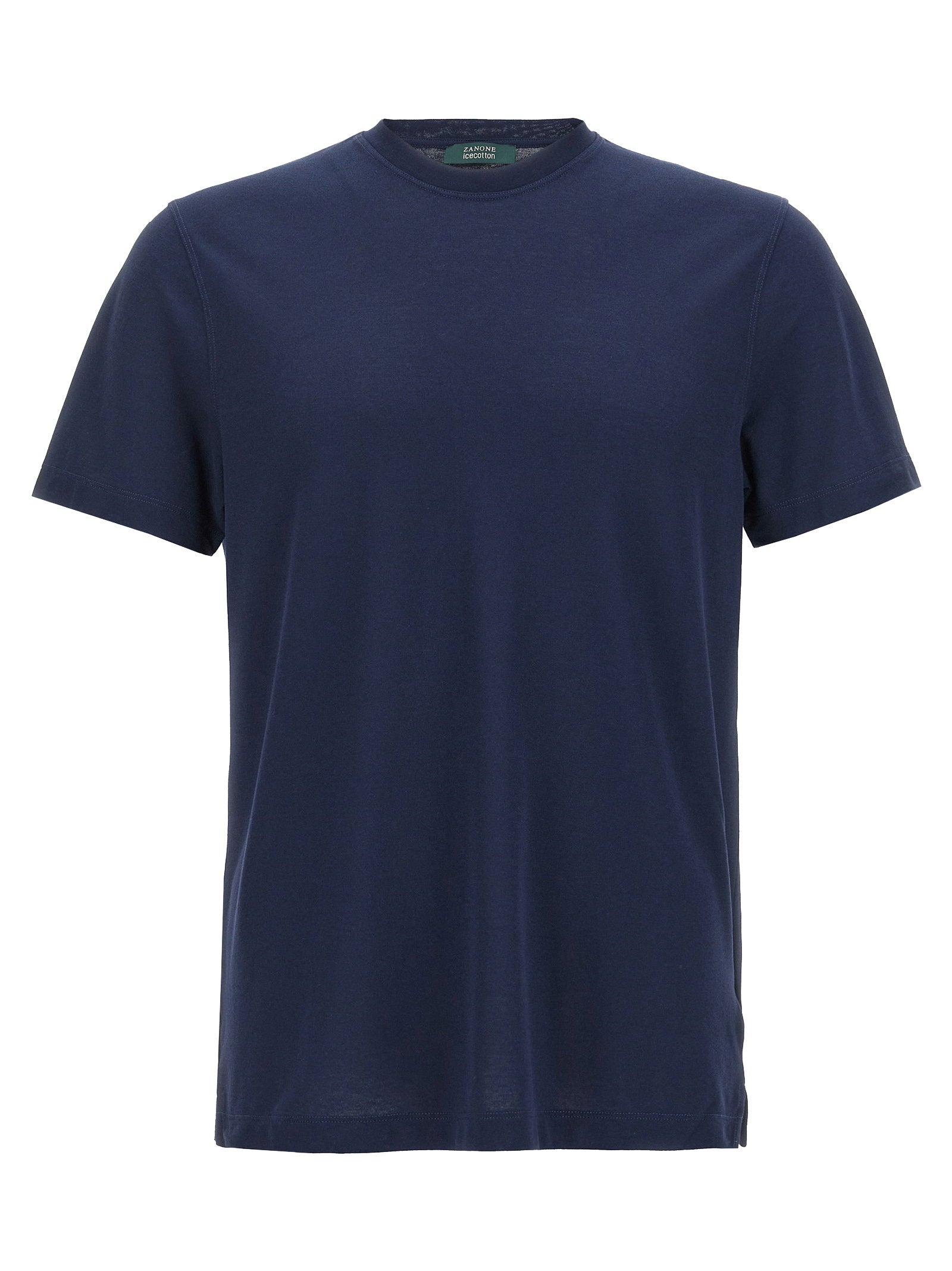 Zanone Ice Cotton T-Shirt — Navy by Zanone