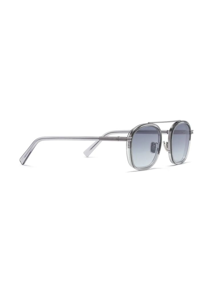 Zegna EZ02315120B Sunglasses — Transparent Light Grey, view 2