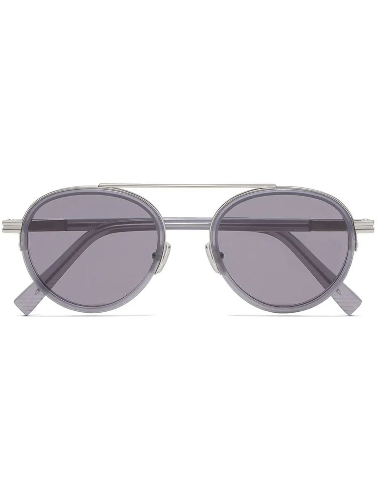Zegna EZ024220A Sunglasses — Opal Grey by Zegna