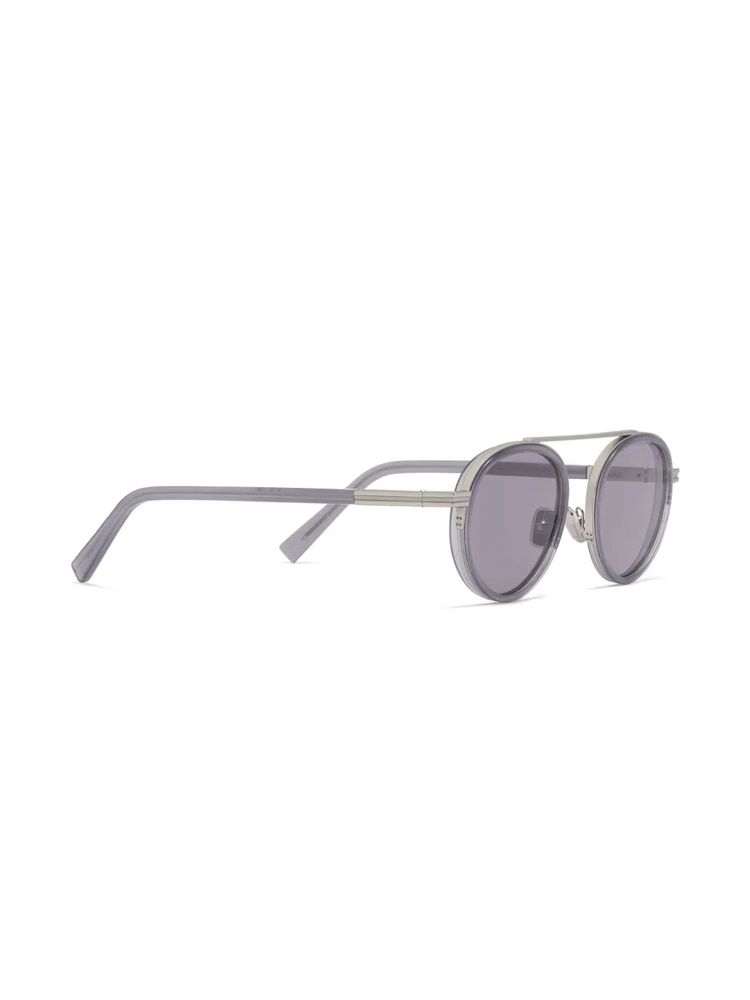 Zegna EZ024220A Sunglasses — Opal Grey, view 2