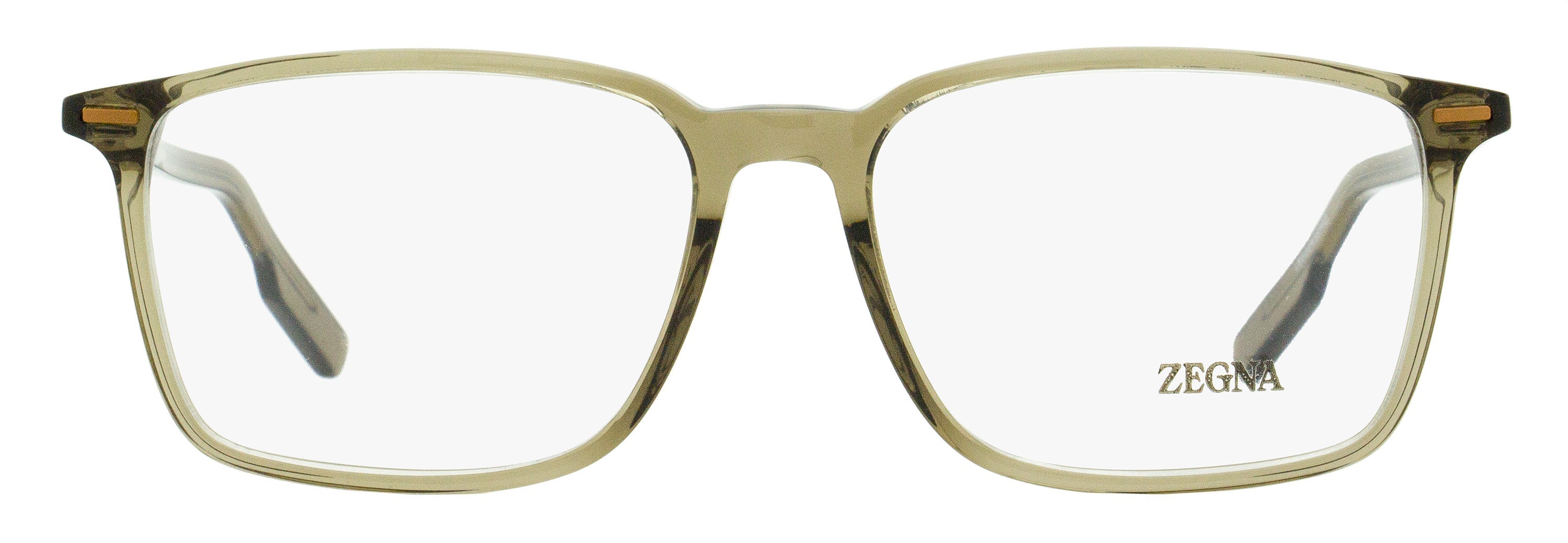Zegna EZ5257-H High Bridge Rectangle Eyeglasses — Gray, view 2