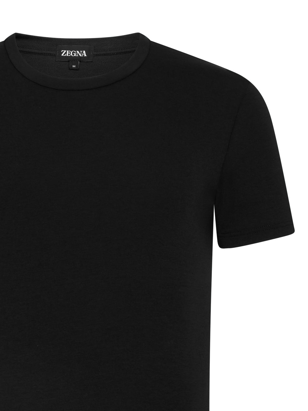 Zegna Modal Blend T-Shirt — Black, view 3