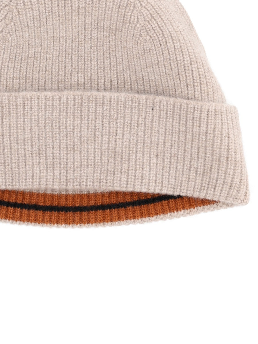 Zegna UEAT01A8_BNIN92 Beanie — Beige by Zegna