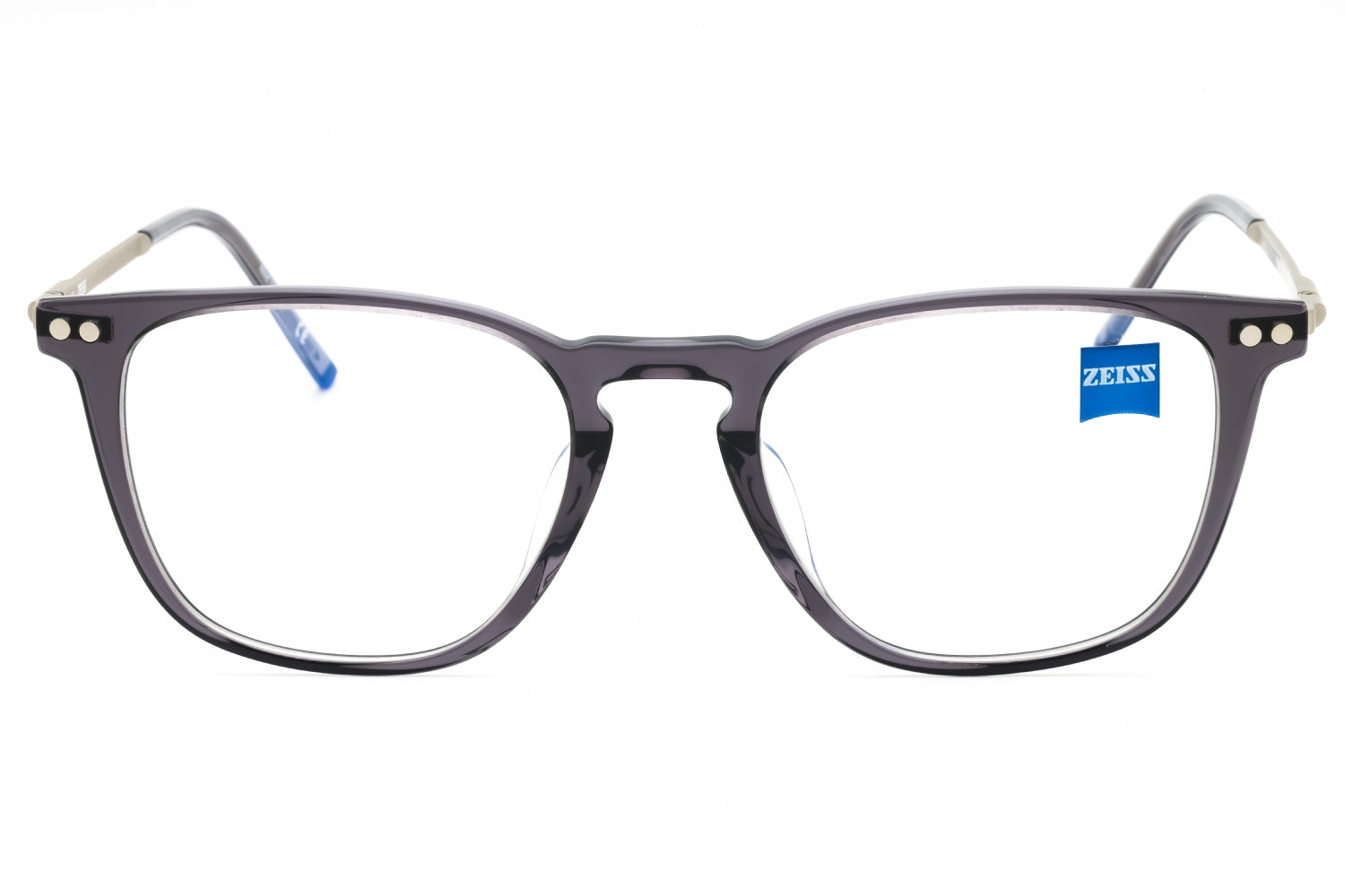 Zeiss ZS22701 Rectangular Acetate Eyeglasses — Navy, view 2