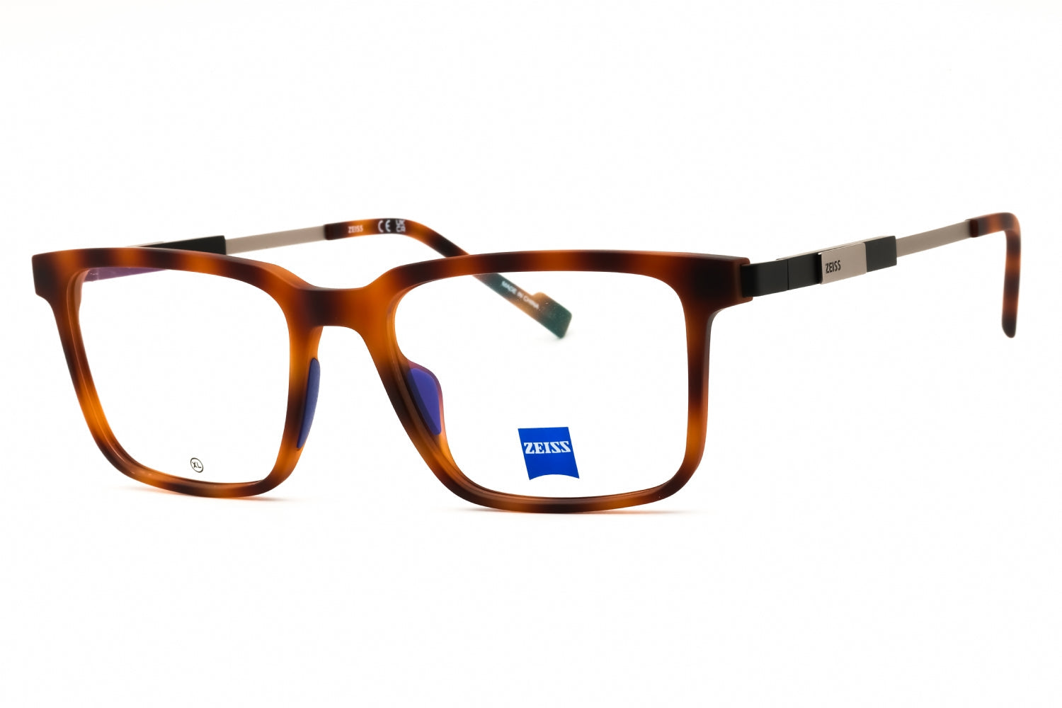 Zeiss ZS23718 Rectangular Tortoiseshell Eyeglasses — Tortoiseshell by Zeiss
