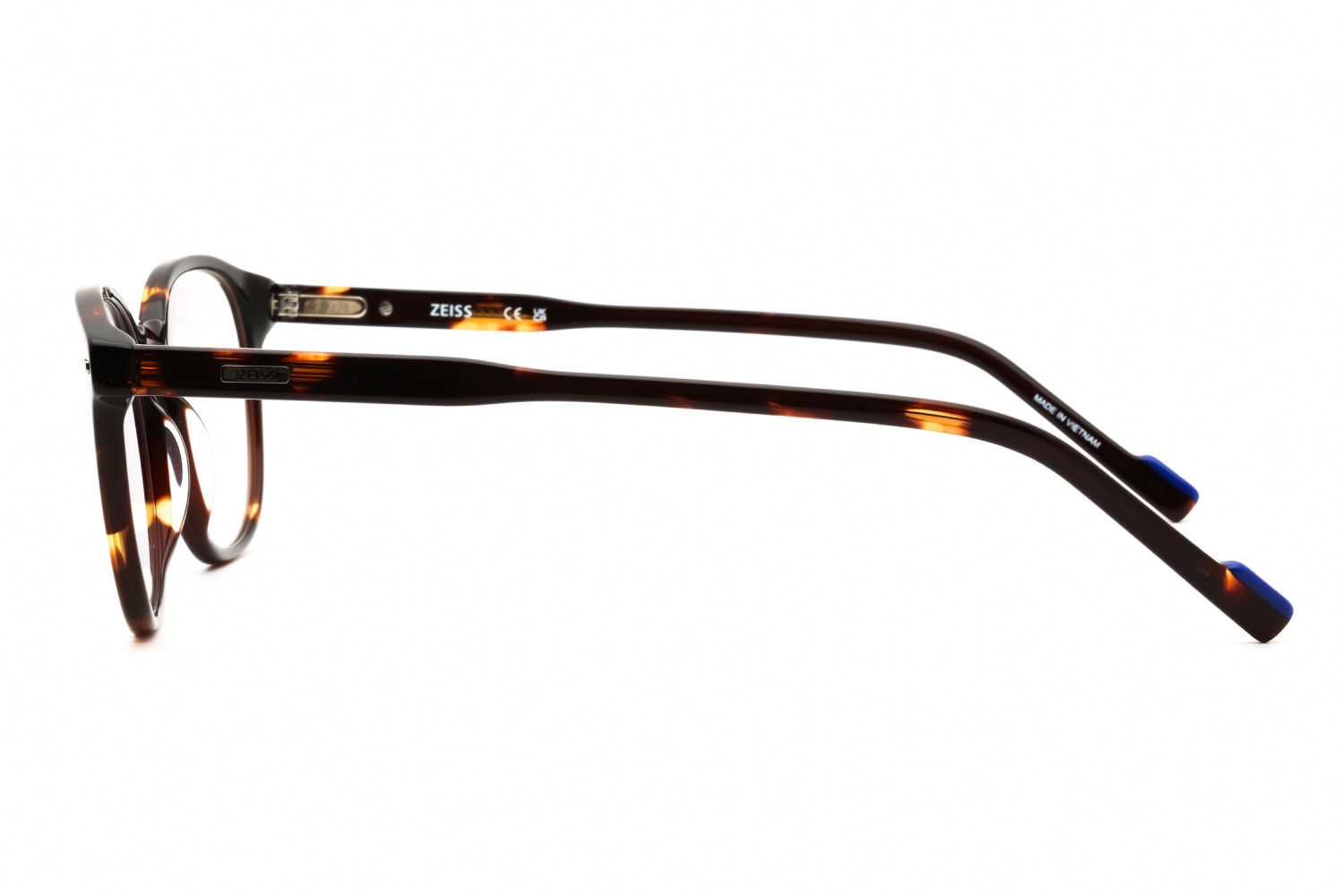 Zeiss ZS25552 Tortoiseshell Acetate Eyeglasses — Brown, view 3