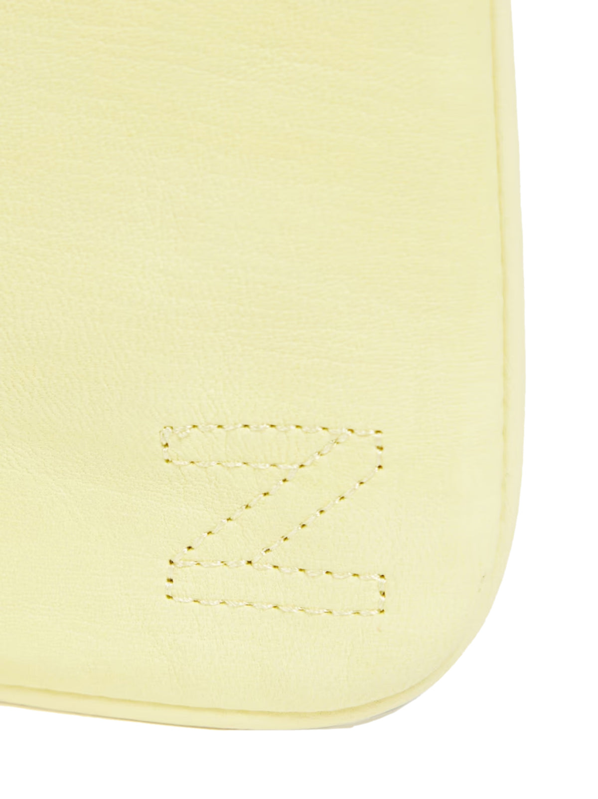 Zimmermann Logo Leather Pouch Crossbody Bag — Yellow, view 3